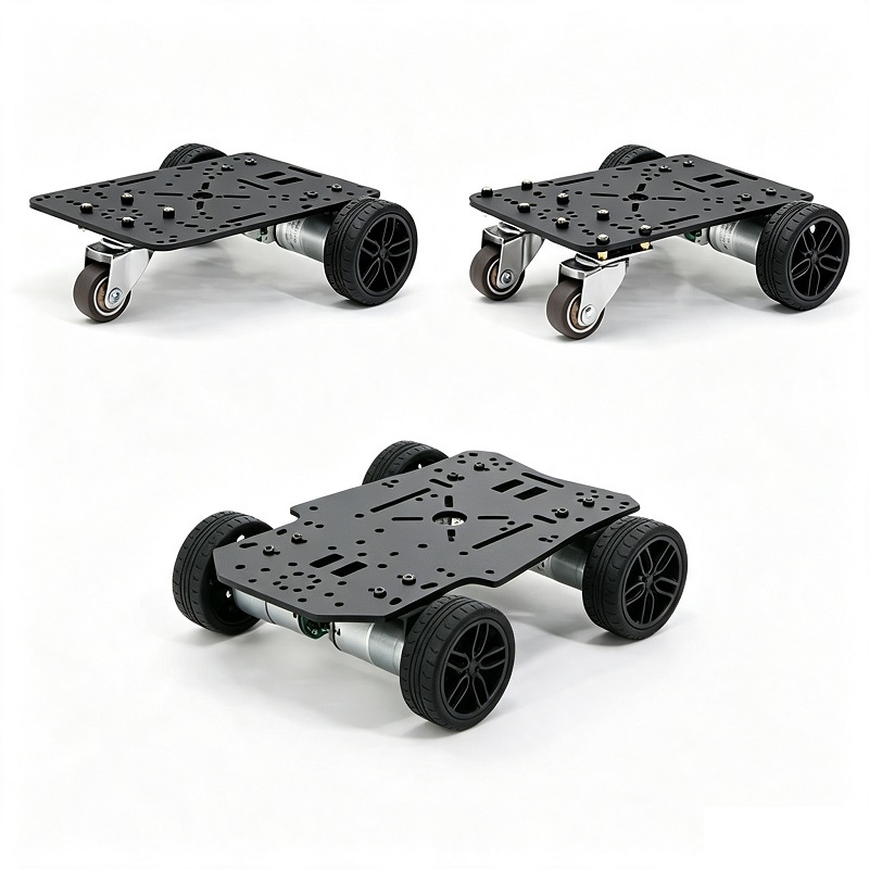 Мини електрически колесен робот шаси 4WD
